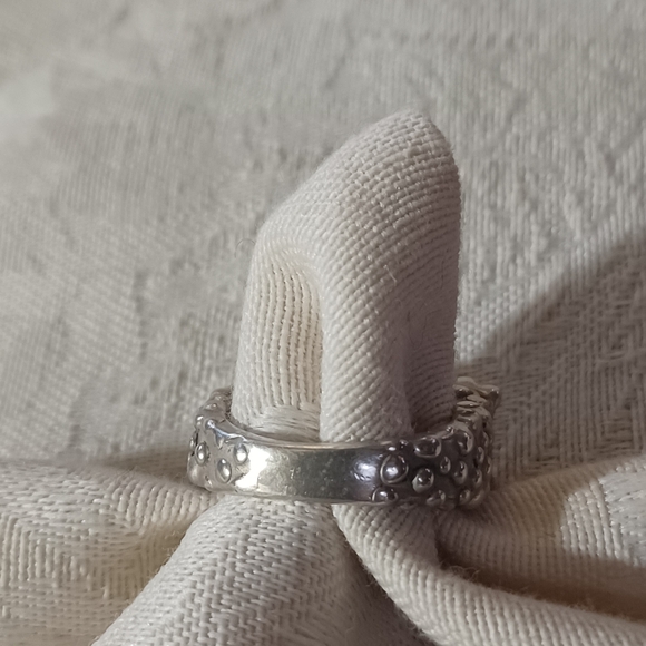 Dian Malouf MAMA Sterling Silver Ring, Size 6.25 - Picture 7 of 13